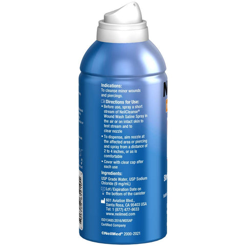 NeilMed Cleanse Sterile Saline Wound Wash, 6 Ounce NeilMed Cleanse Sterile Saline Wound Wash, 6 Ounce