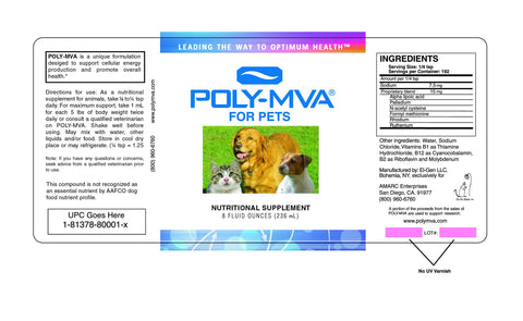 Poly-MVA for Pets Poly-MVA for Pets