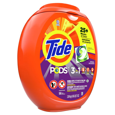 Tide PODS Laundry Detergent Soap PODS, High Efficiency (HE), Spring Meadow Sc...