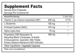 Max GXL, Unique NAC Formula, 180 Vegetable Capsules, 60 Servings