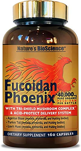 Nature's Bioscience FUCOIDAN Phoenix 40,000 mg of Pure Fucoidan + 64,000 mg o...