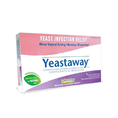 Boiron Yeastaway Vaginal Suppositories, 7 Count