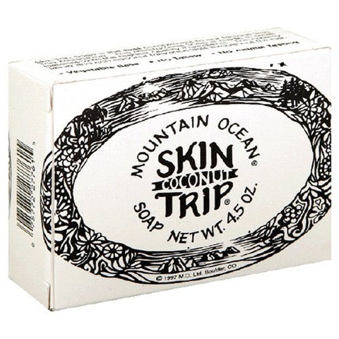 Mountain Ocean Skin Trip Soap, Coconut , 4.5-Ounces (Pack of 4)