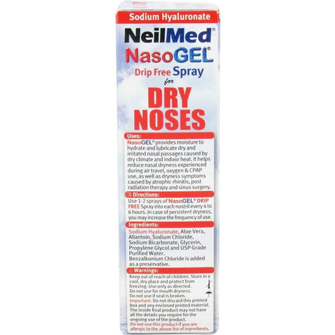 NeilMed NasoGel Drip Free Gel Nose Spray 1 oz by NeilMed