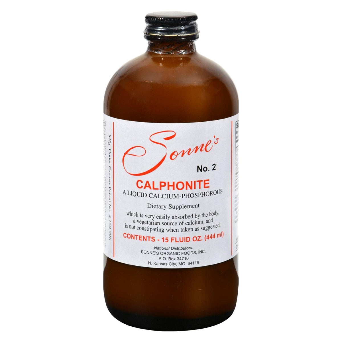 Sonne's Calphonite Liquid Calcium Phosphorus, 15 Fluid Ounce
