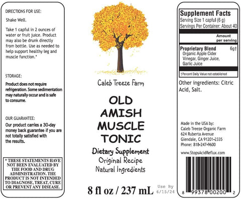 Old Amish Muscle and Digestion Tonic Pack (Formerly: Stops Leg Cramps and Sto...