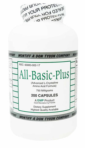 Montiff All Basic Plus Advanced Amino Acid Formula 200 Capsules