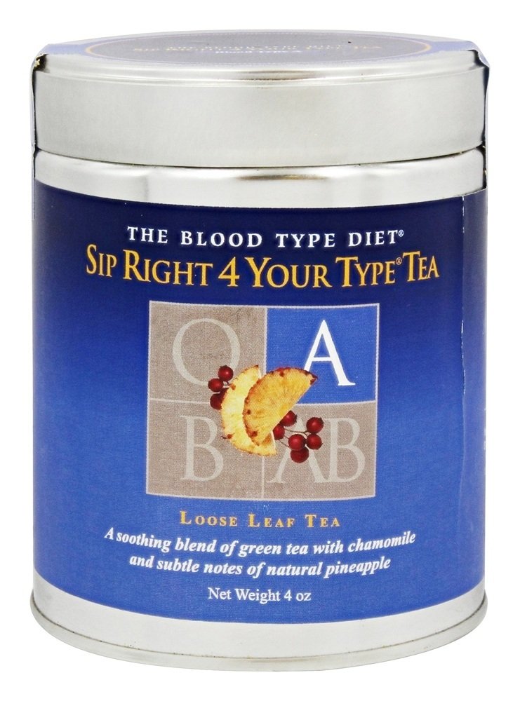 D'Adamo Personalized Nutrition, Sip Right 4 Your Type Tea A 4 oz