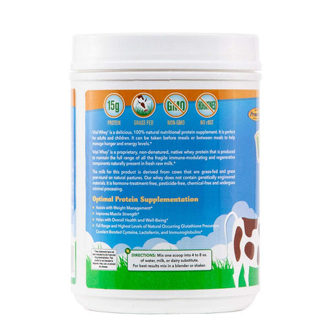 Well Wisdom - Vital Whey Natural Vanilla Flavor 600g (21oz) [Health and Beauty]