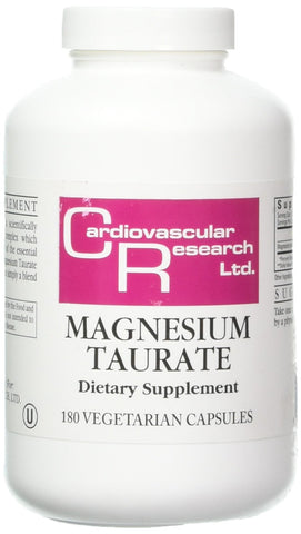 Cardiovascular Research Ecological Formulas Magnesium Taurate Capsule, 125 mg...