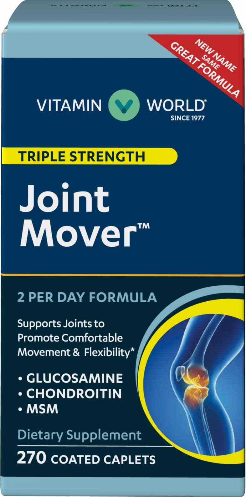 Vitamin World Triple Strength Joint Mover | Joint Support Nutritional Supplem...