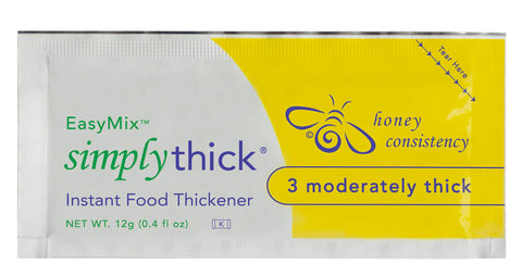 SimplyThick EasyMix | 100 Count of 12g Individual Packets | Gel Thickener for...