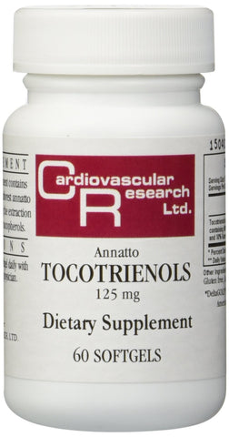 Ecological Formulas - Annatto Tocotrienols 125 mg 60 gels [Health and Beauty]