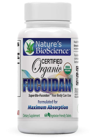 Nature’s BioScience ® Certified USDA Organic Fucoidan; Formulated for Maximum...