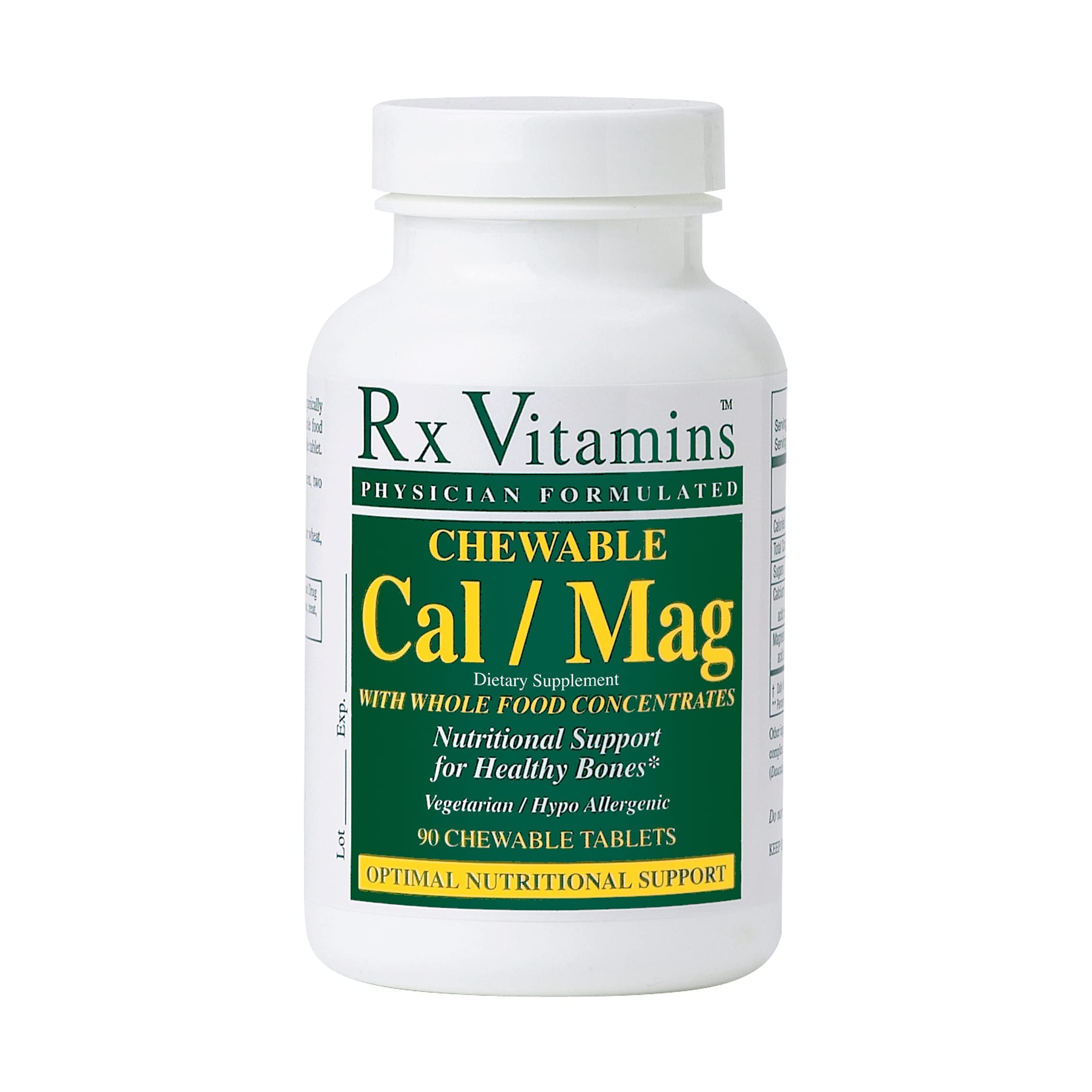 Divine Rx Lab Rx Vitamins Chewable Calcium/Magnesium Tablets, 90 Count – Divine health