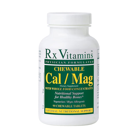 Rx Vitamins Chewable Calcium/Magnesium Tablets, 90 Count