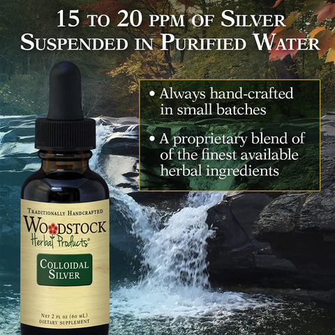 Woodstock Herbal Products, Colloidal Silver, 2 Ounce