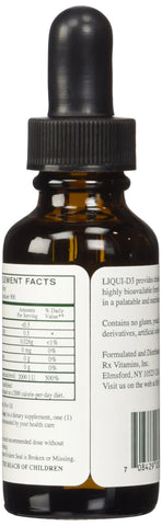 Rx Vitamins Liqui-d3 2000 Iu, 1 Fl Oz (Pack of 1)