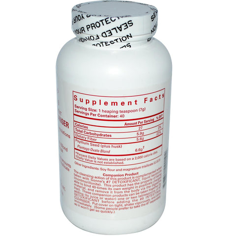 Sonnes Intestinal Cleanser #9 Natural Bulking Agent 10 oz