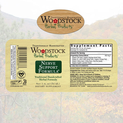 Woodstock Herbal Products Nerve Support Formula, 1 FZ