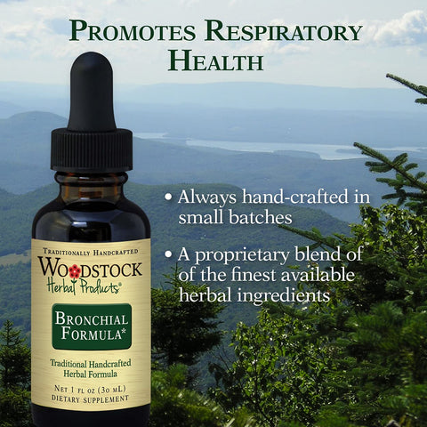 WOODSTOCK HERBAL PRODUCTS Bronchial Formula, 1 OZ