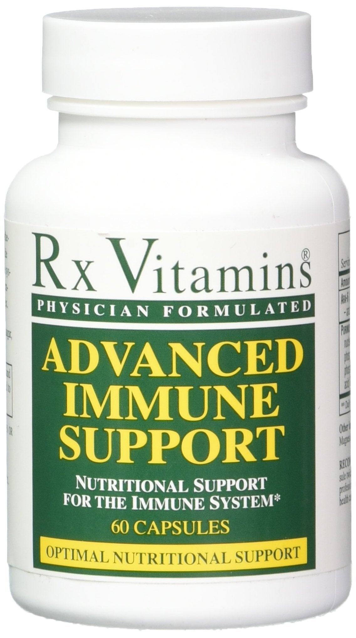 RX Vitamins Advanced Immune Support Capsules, 60 Count