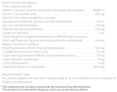 Rx Vitamins - Ocular Formula 90 Capsules by Rx Vitamins