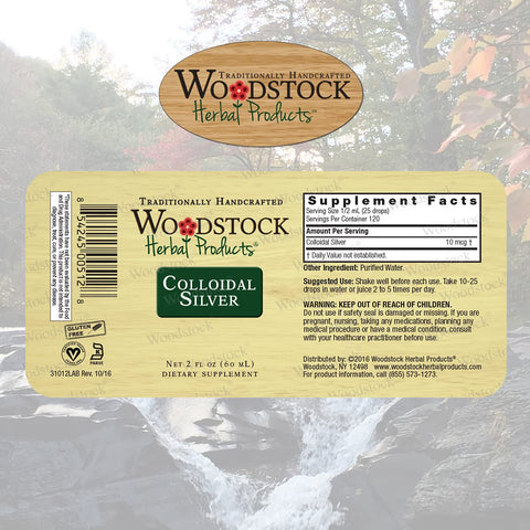 Woodstock Herbal Products, Colloidal Silver, 2 Ounce