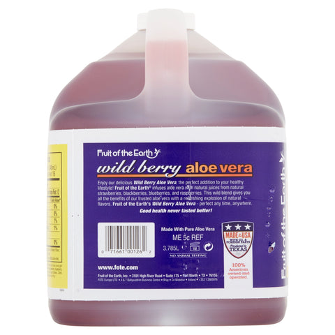 Fruit of the Earth Wild Berry Aloe Vera Juice, 128 Fl. Oz