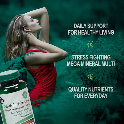 Diamond Herpanacine Healthy Horizons Multivitamin - Natural Multivitamin to S...