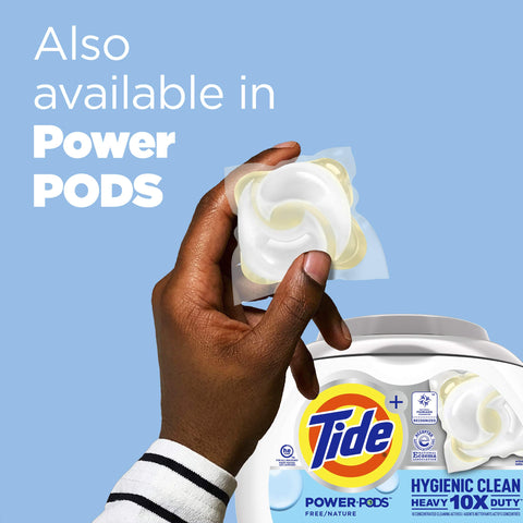 Tide Hygienic Clean Heavy Duty 10x Free Power Pods Liquid Laundry Detergent, ...