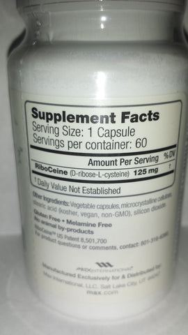 Max One, Focused Riboceine Supplementation, 60 Vegetable Capsules, 30 Serving...